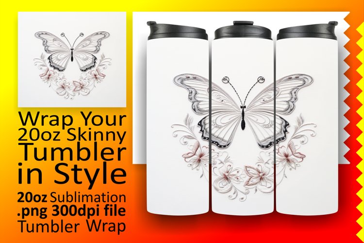 Butterfly Embroidery Image 2