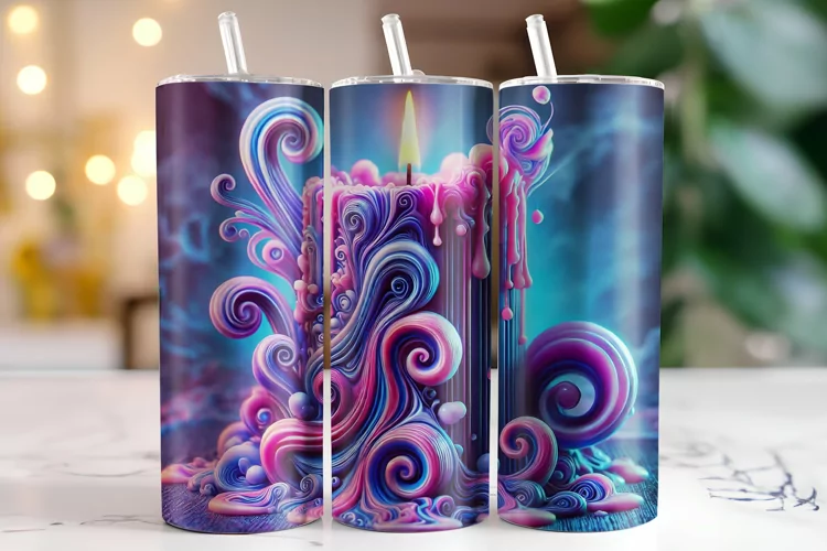 Candle Tumbler Wrap | Sublimation | Tumblers