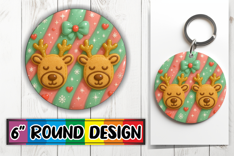 Luminous Round Designs Sublimation PNG, Holiday