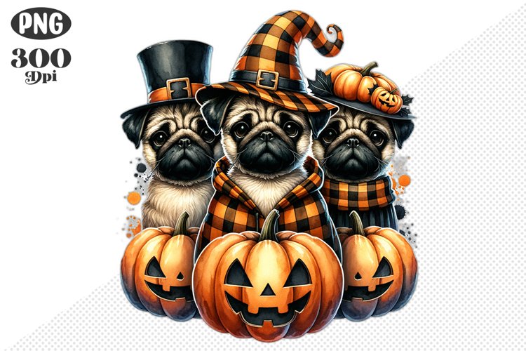 Halloween Dog Sublimation - Clipart PNG Design