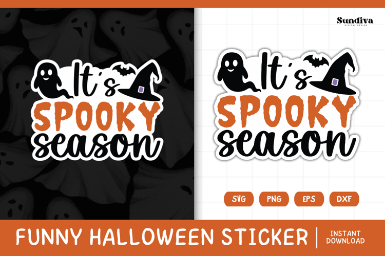 Funny Halloween Sticker | Its Spooky Season