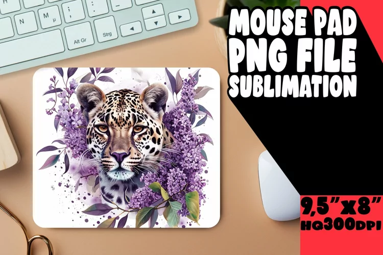 Boho Delights: Spring Sublimation Mouse Pad Showcase