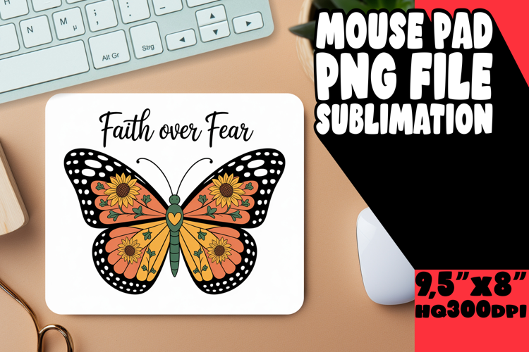 Joyful DESK PAD Creative Art, Butterfly