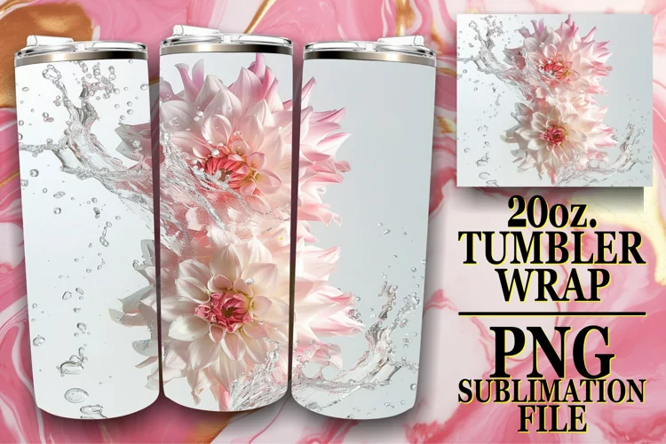 Lily Harmony: 20oz Sublimation Tumbler Art