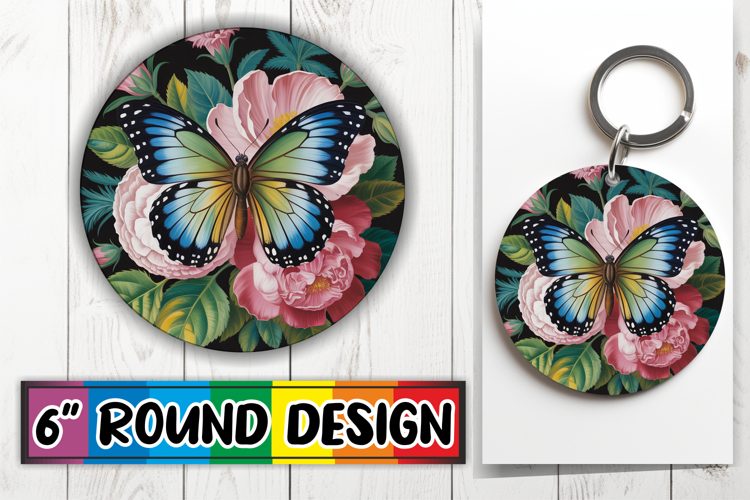 Radiant Sublimation Ornaments PNG, Butterfly