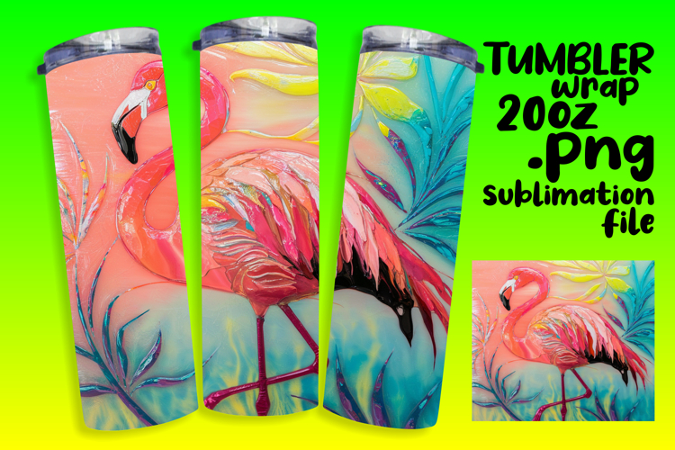 Cute Flamingo Clipart Image 9