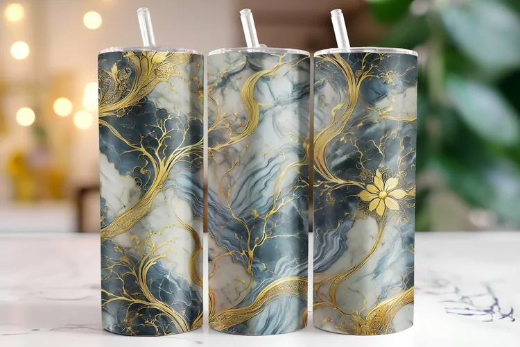 Marble Tumbler Wrap | Sublimation | Tumblers
