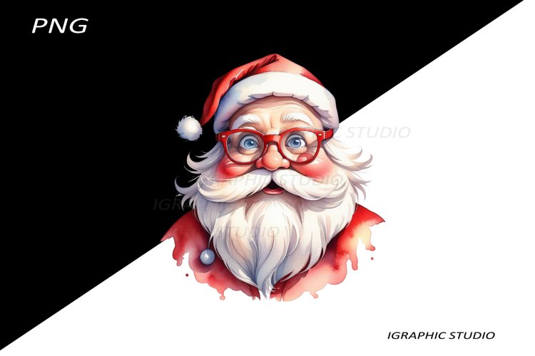 Funny Santa Claus Clipart, Christmas Clipart