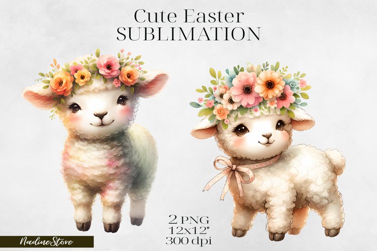 Cute Easter and Spring Clipart PNG.