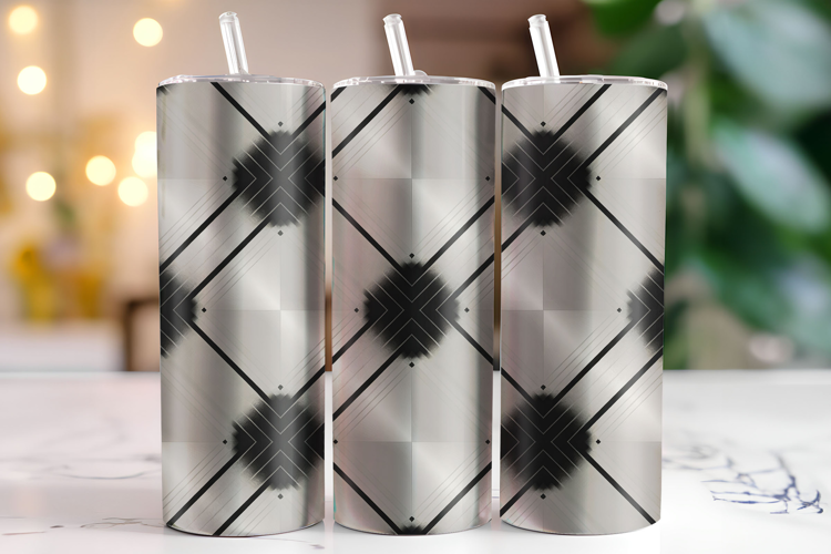 Geometric Pattern Tumbler Wrap | Sublimation | Tumblers