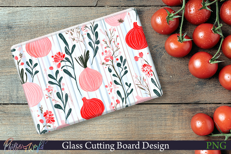 Cutting Board Design | Stripes | Onion
