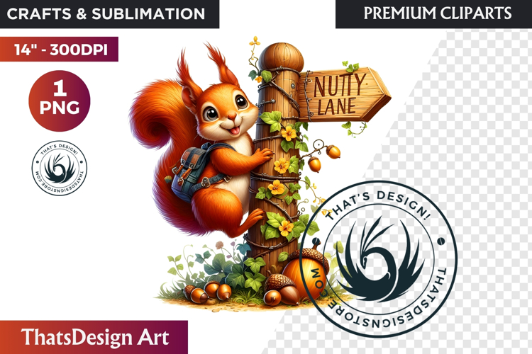 Autumn Cute animals with sign clipart Pumpkin thanksgiving