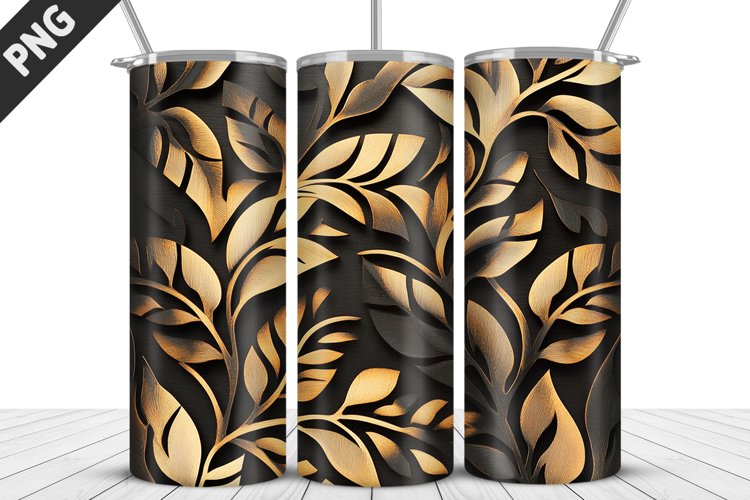 Wood Carving Tumbler Wrap | Sublimation Design | Tumbler PNG
