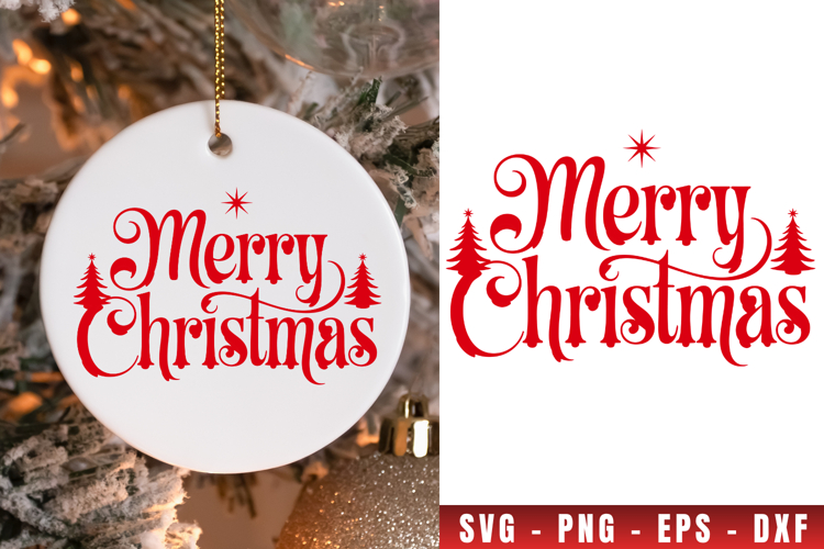 Merry Christmas Tree Svg Image 19