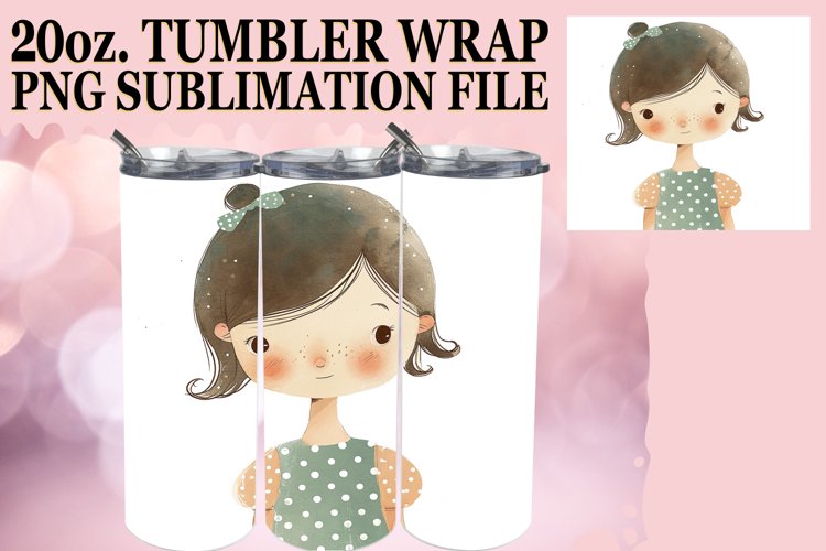 Colorful Tumblers: Watercolor Boho Kids Sublimation