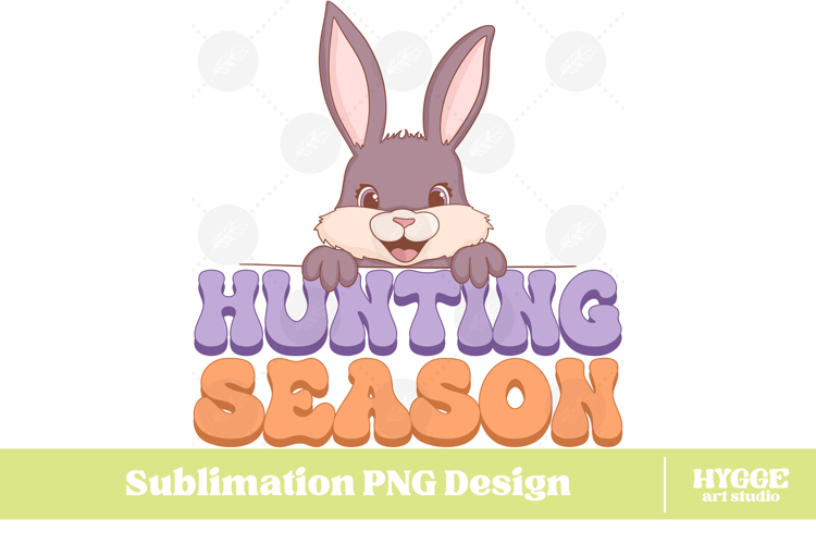 Easter Bunny Sublimation PNG Chick Farm Hip Hop Spring Joy