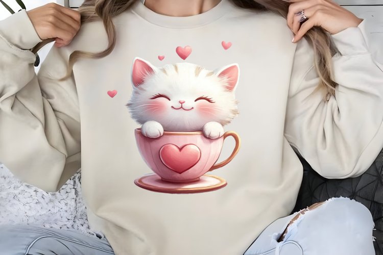 Cute Cat Clipart Image 10