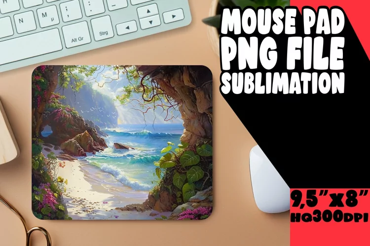 Nature's Beauty Mouse Pad Sublimation