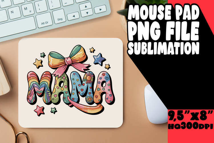 Luminous MOUSE PAD Creative PNG, Mama example image 1
