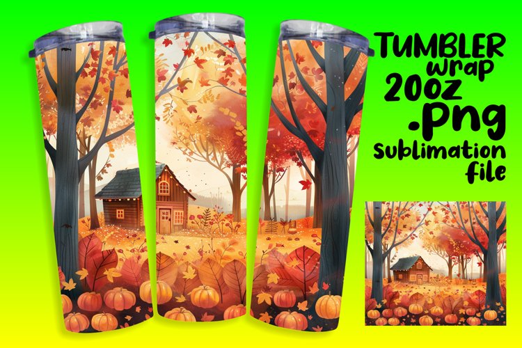 Fall Tumbler Wrap Image 21