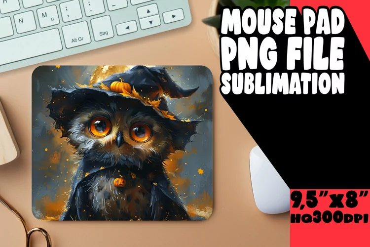 Owl Mouse Pad for Spring