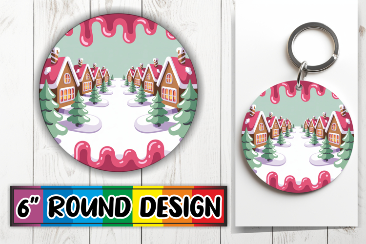 Enchanted Round Coasters Design, Winter
