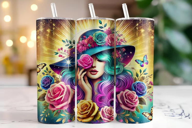 Girl Tumbler Wrap | Sublimation | Tumblers