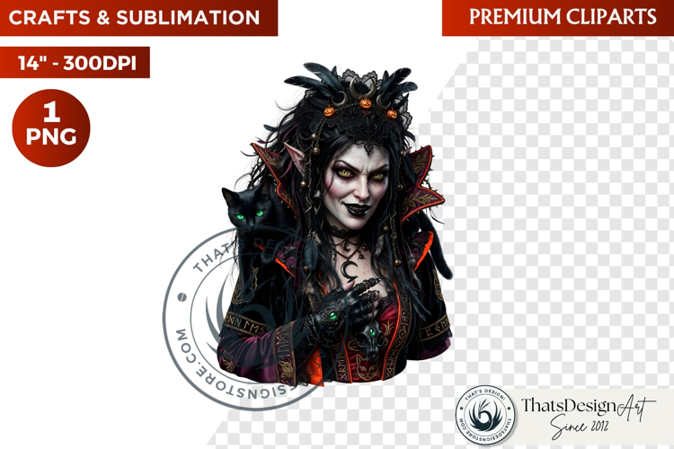 Gothic Halloween Harvest Character PNG Clipart sublimation