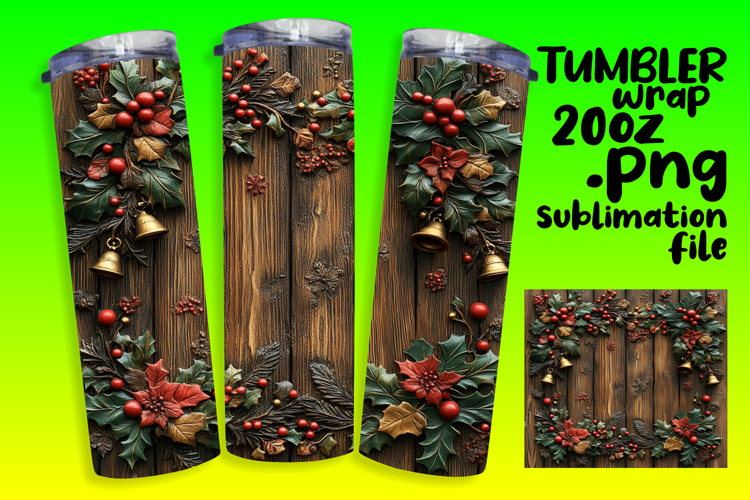 Christmas Tumbler Wrap Image 19