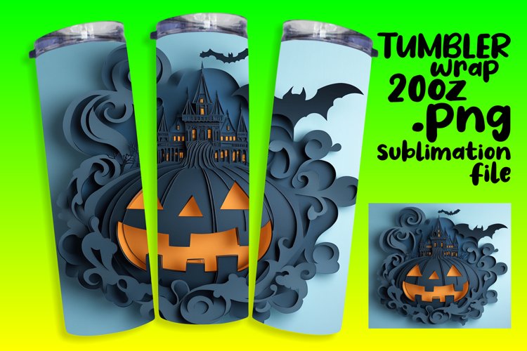 Halloween Tumbler Wrap Image 11
