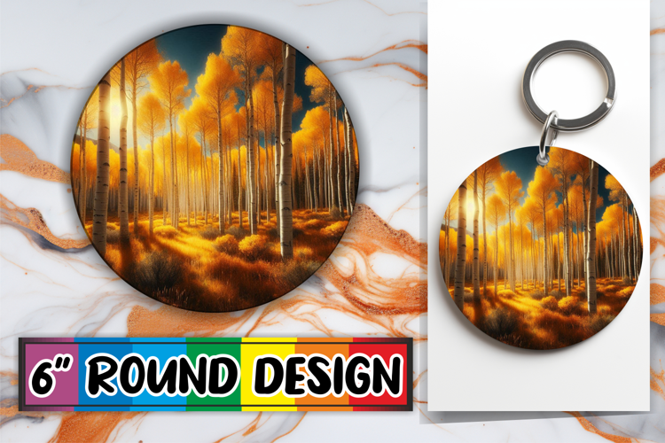 Radiant Round Designs for Gifts, Autumn