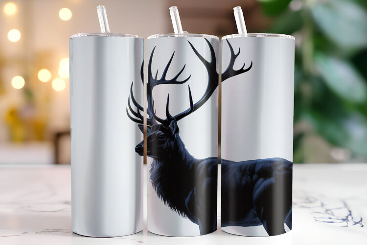 Deer Tumbler Wrap | Christmas Wrap example image 1