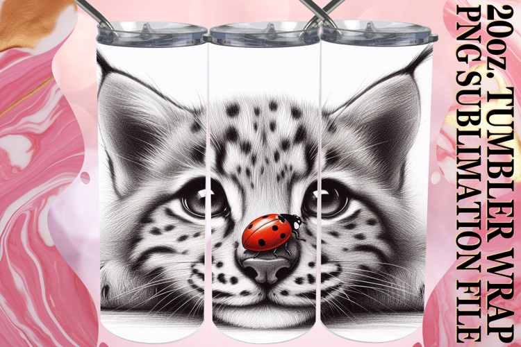 Cozy dreams 20oz tumbler wrap, Cute Animals