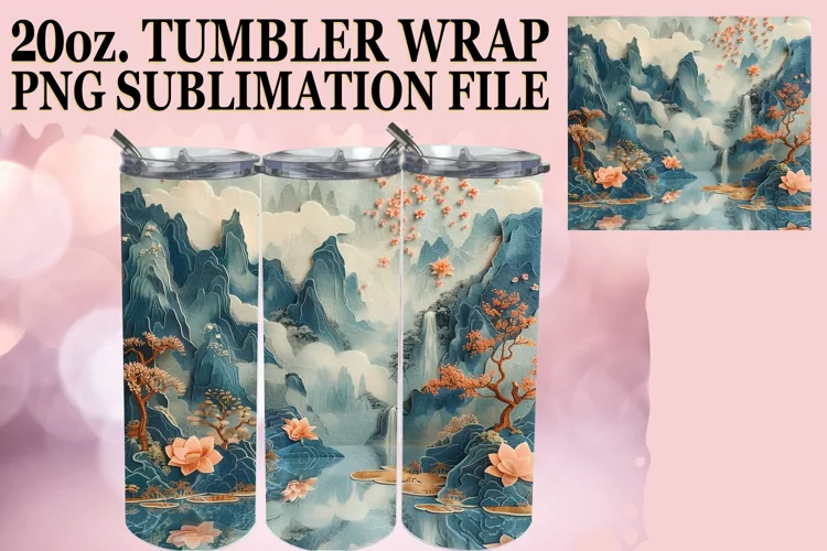 Spring Scene Beauty Tumbler Sleeve - 20oz