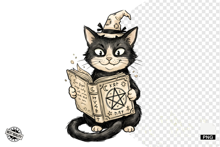 Halloween Black Cat Clipart