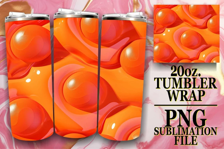 Playful Inflated Pattern 20oz Tumbler Collection