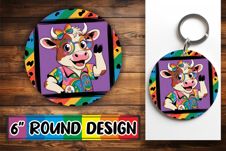 Cow Sublimation Designs Image 12