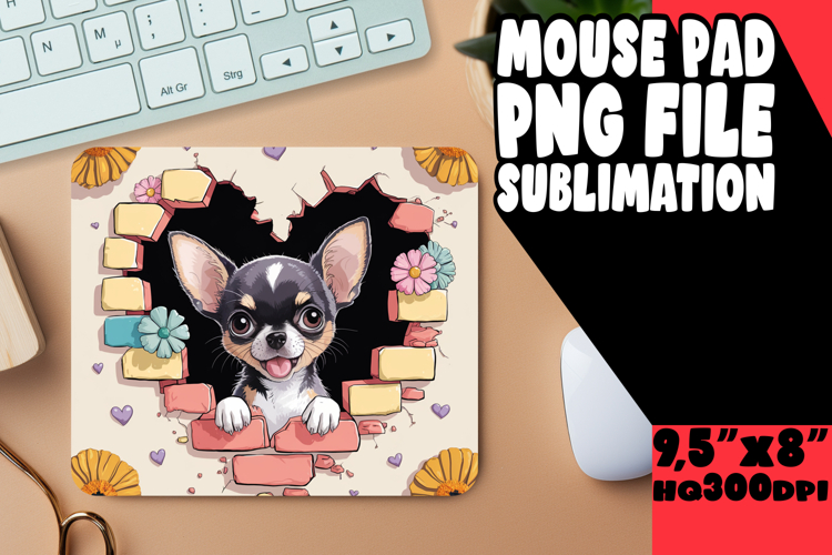 SWEET MOUSE PAD INNOVATIVE PNG, Cute Dog example image 1
