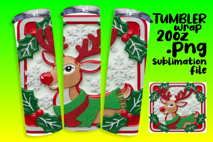Christmas Tumbler Wrap Image 16