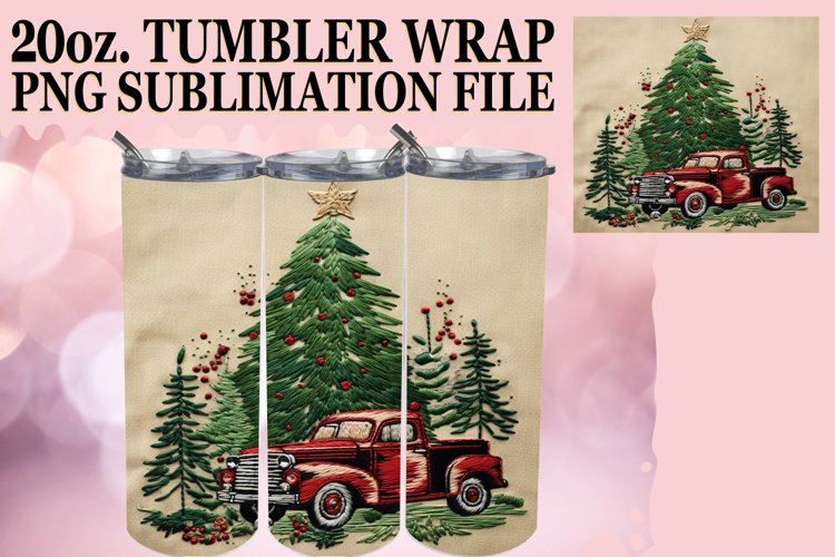 Christmas Tumbler Wrap