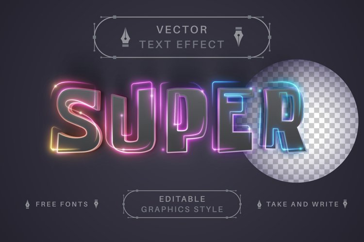 Super Garland - Editable Text Effect, Font Style example image 1