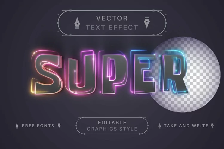 Super Garland - Editable Text Effect, Font Style