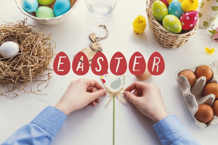 Easter Eggs Font example image 1