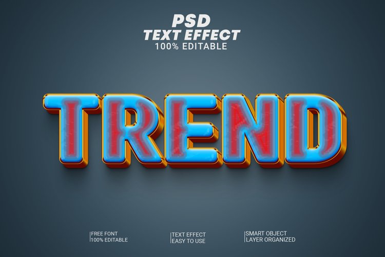 Trend 3d Editable Text Effect Style (3028490)