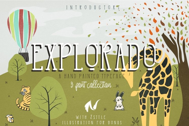 Web Font Explorado Typeface