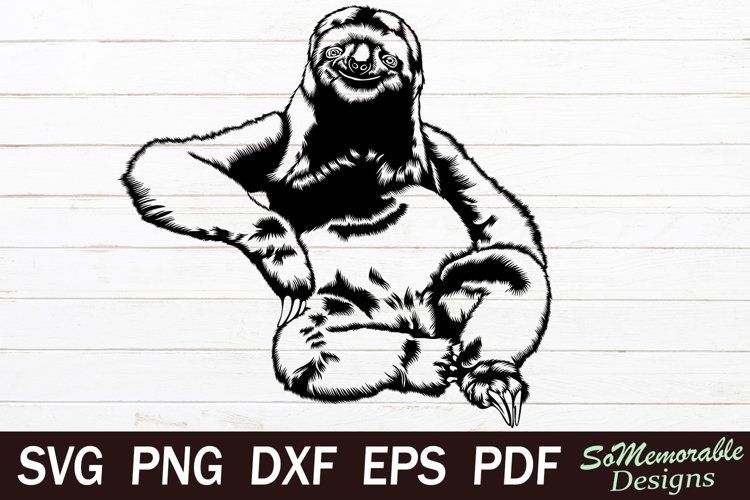 Cute Sloth Clipart Image 18