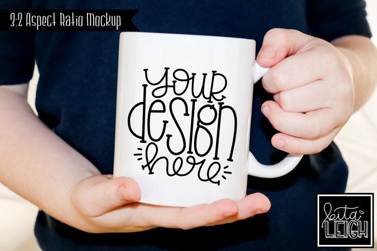 Child Mug Mockup | Stylized Stock Photos example image 1