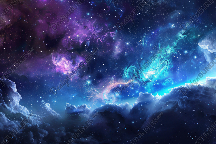 Cosmic Nebula Background Wallpaper example image 1