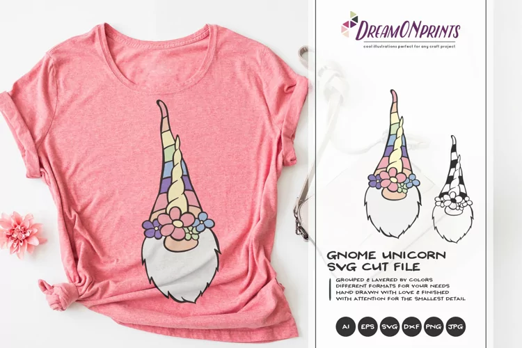 Unicorn Gnome SVG | Unicorn SVG