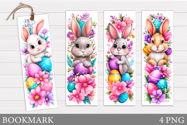 Easter Bunny Bookmark Design. Easter Bookmark Printable